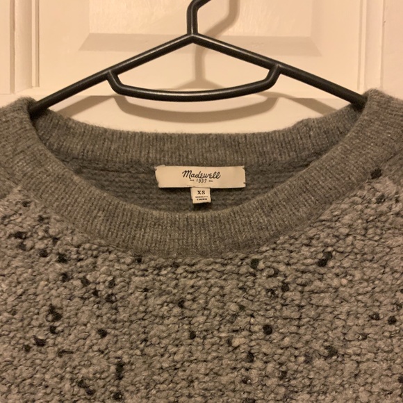 Madewell Boucle Knit Pullover Sweatshirt - Picture 3 of 3